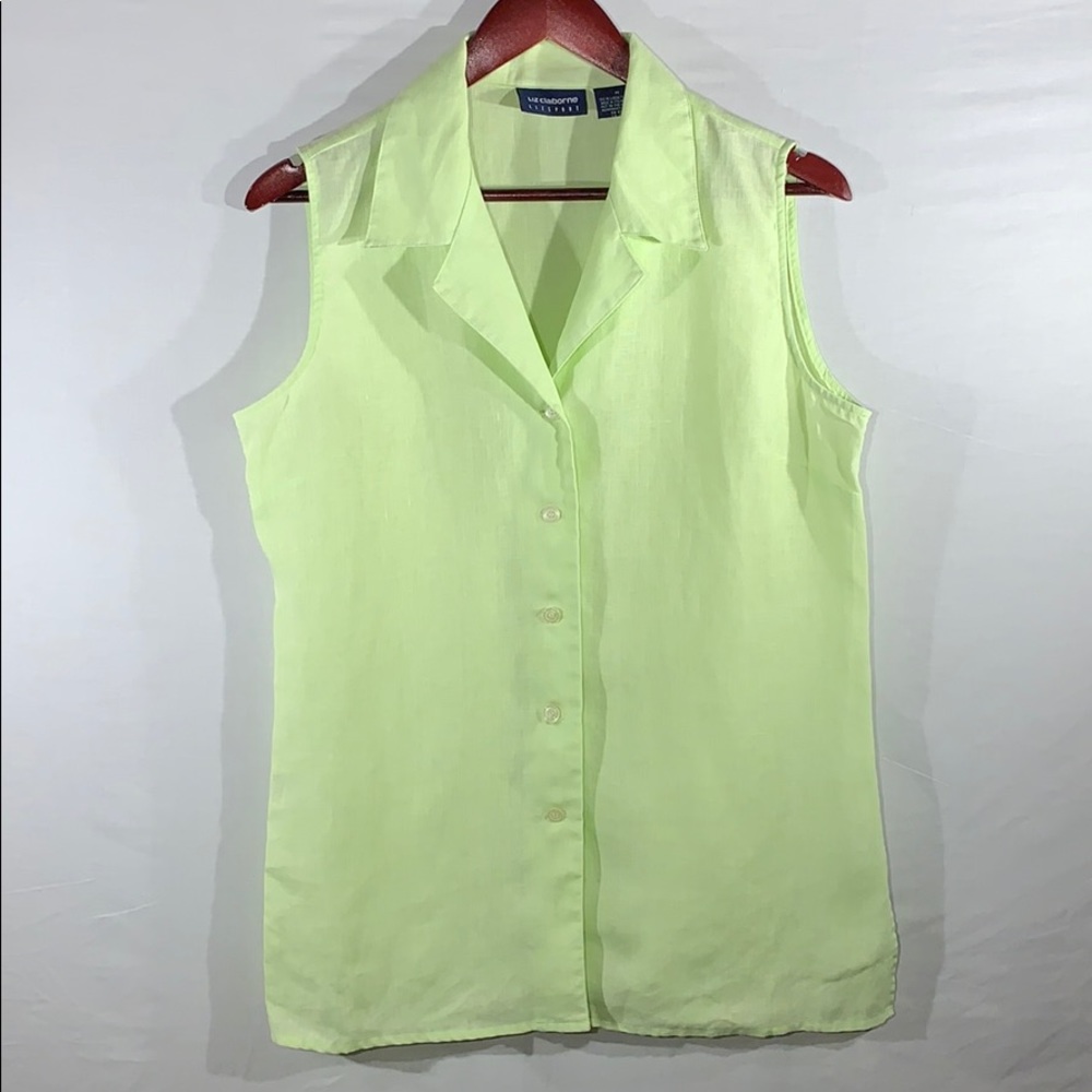 $5 Final price Liz Claiborne linen shirt medium
